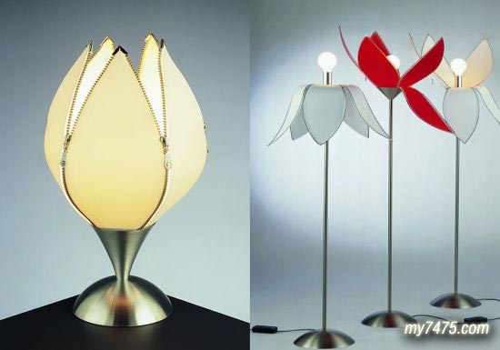 时尚荔枝视频下载APP黄设计：创意郁金香台灯荔枝视频下载APP黄